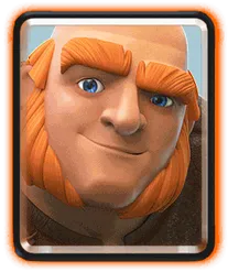 Giant - Rare Troop card in Clash Royale