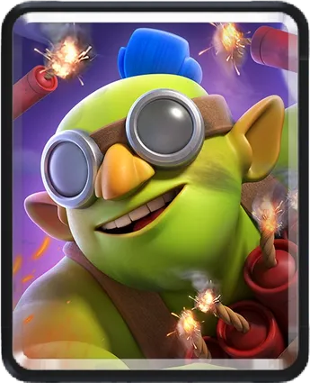 Goblin Demolisher - Rare Troop card in Clash Royale