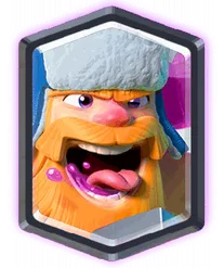 Lumberjack - Legendary Troop card in Clash Royale