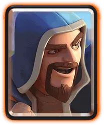 Wizard - Rare Troop card in Clash Royale
